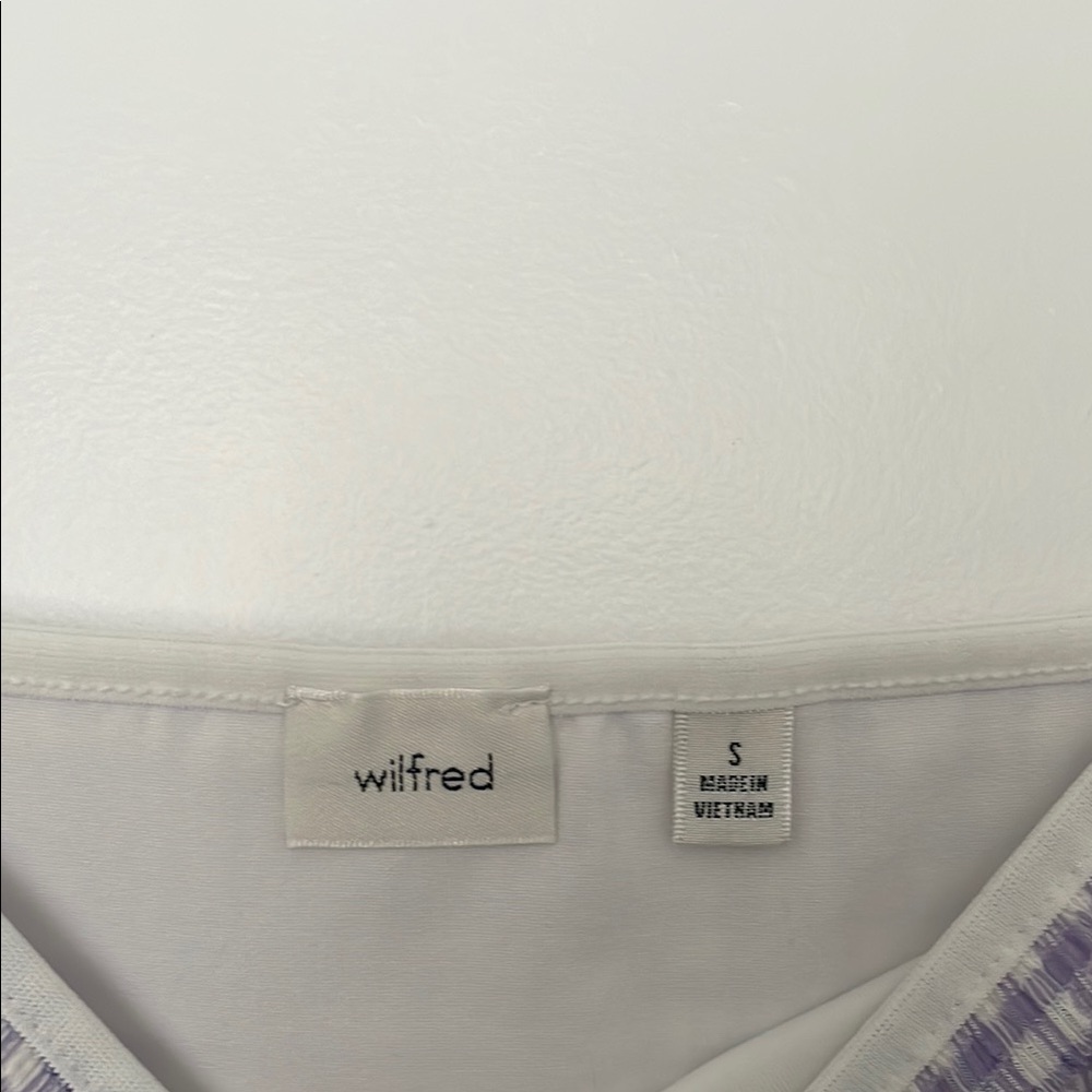 Wilfred Lavender Checkered Mini Dress - Picture 3 of 3